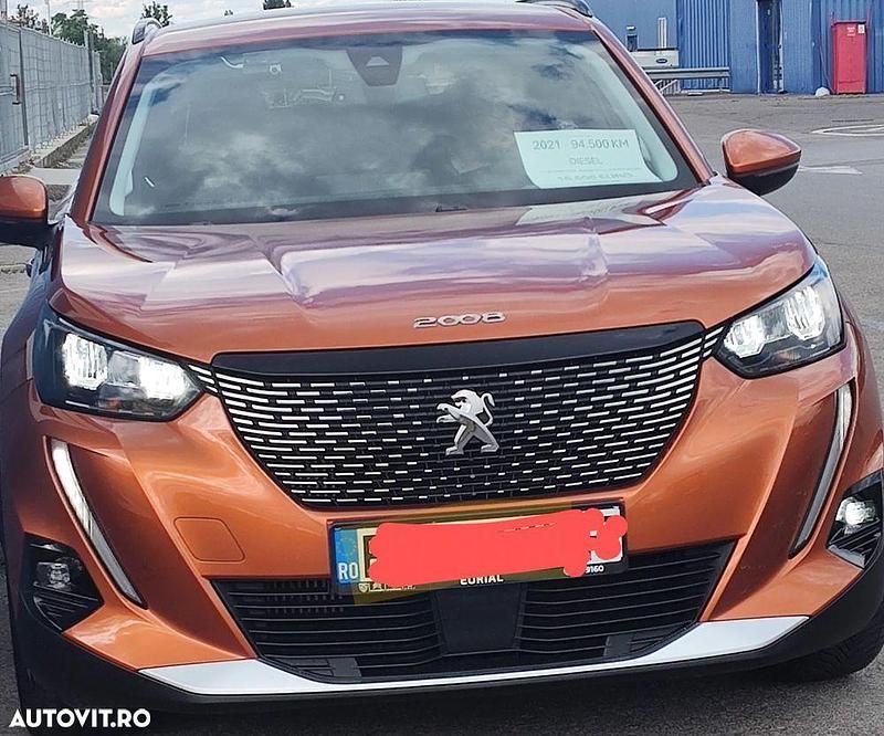 Culoareportocaliu Utilizat 2021 Peugeot 2008 Allure SUV | 16.400 EUR (Scump) - Imagine 1/4