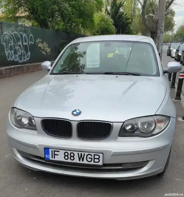 Gri Utilizat 2008 BMW 118 Hatchback | 3.500 EUR (Preț OK) - Imagine 1/4