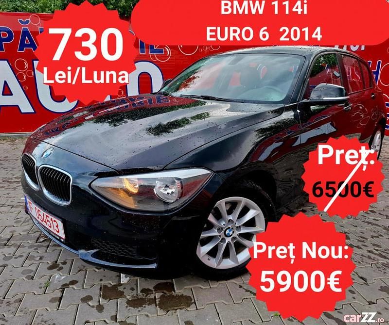 Negru Utilizat 2014 BMW 114 Comfort Edition Hatchback | 5.900 EUR - Imagine 1/4