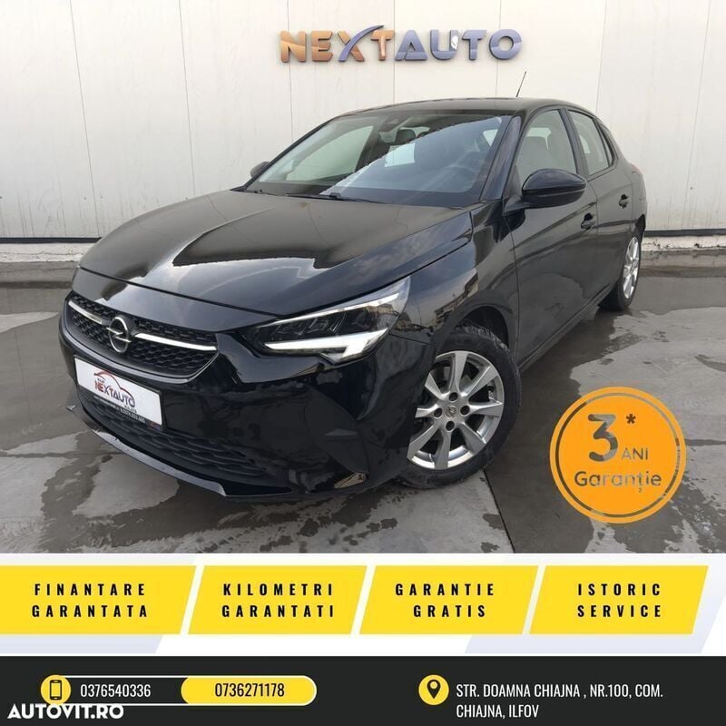 Negru Utilizat 2021 Opel Corsa Edition | 11.989 EUR (Preț OK) - Imagine 1/4