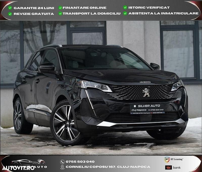 Culoarenegru Utilizat 2021 Peugeot 3008 GT SUV | 19.850 EUR (Preț bun) - Imagine 1/4