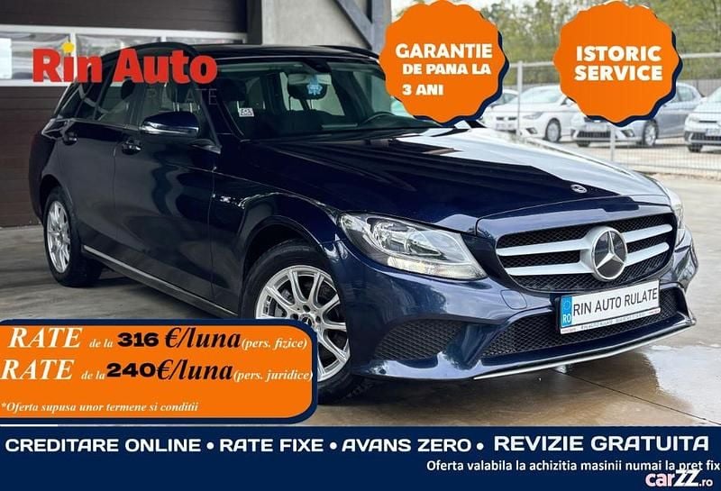 Culoarealbastru Utilizat 2019 Mercedes C220 Break | 13.990 EUR - Imagine 1/4