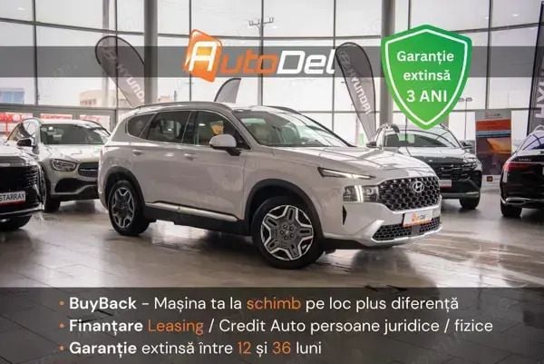Alb Utilizat 2021 Hyundai Santa Fe SUV | 34.998 EUR (Puțin scump) - Imagine 1/4