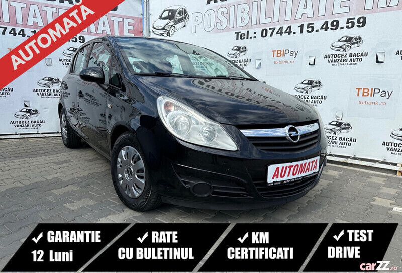 Negru Utilizat 2008 Opel Corsa Edition Berlinǎ | 5.950 EUR (Scump) - Imagine 1/4