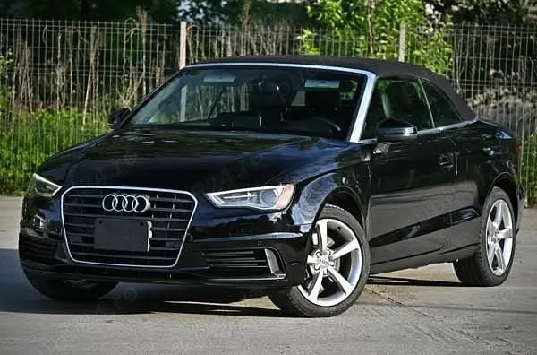 Negru Utilizat 2015 Audi A3 Premium Cabrio | 14.300 EUR (Preț OK) - Imagine 1/4