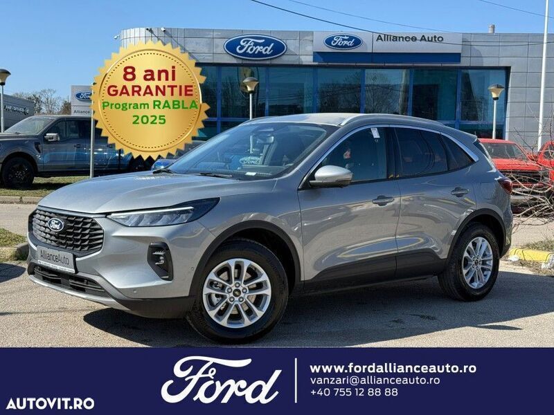 Gri Nouă 2025 Ford Kuga Titanium SUV | 32.140 EUR - Imagine 1/4