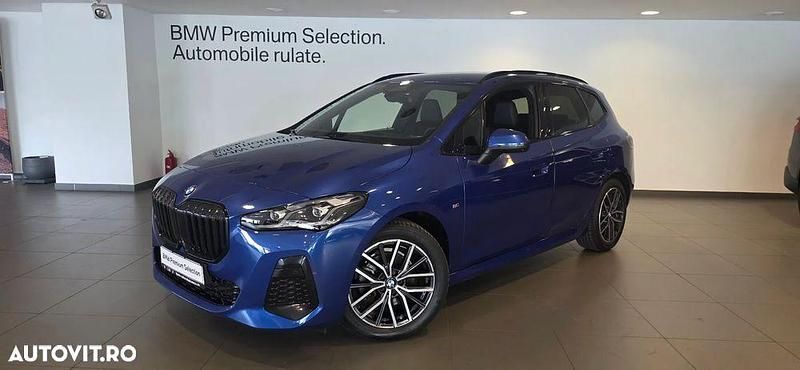 Culoarealbastru Utilizat 2021 BMW 218 Active Tourer M Sport Monovolum | 25.900 EUR - Imagine 1/4