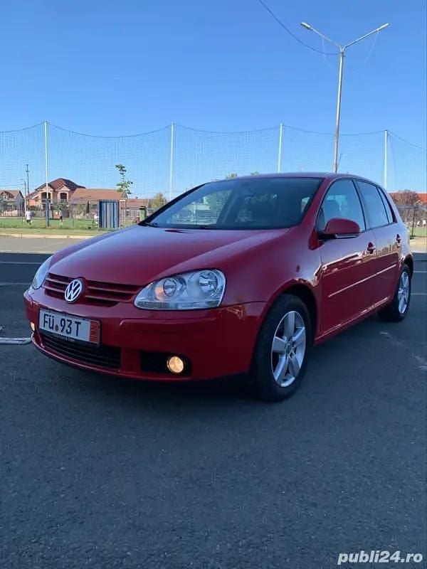 Second-hand VW Golf V United 102 CP (75 kW) 2008 Rosu Hatchback