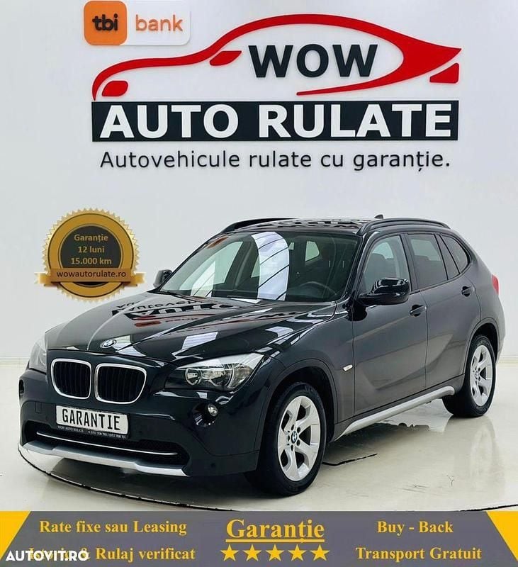 Negru Utilizat 2011 BMW X1 Efficient Dynamics SUV | 8.690 EUR (Preț OK) - Imagine 1/4