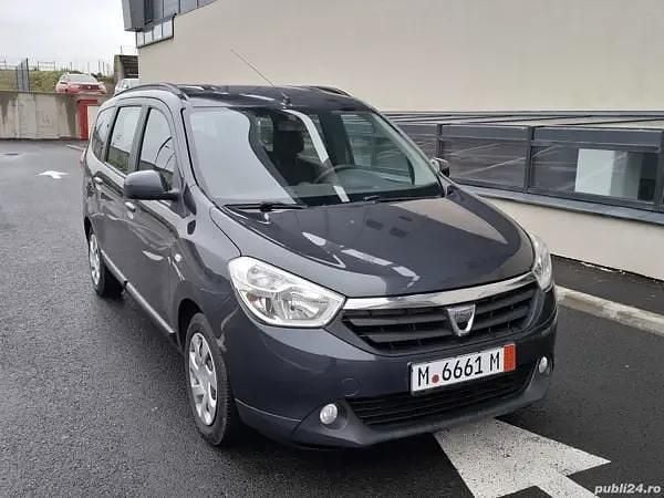 Gri Second-hand 2013 Dacia Lodgy Monovolum | 4.700 EUR (Preț OK) - Imagine 1/4