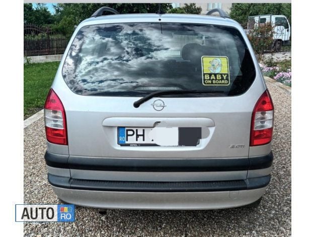 Second-hand Opel Zafira 124 CP (91 kW) 2003 Auriu Monovolum