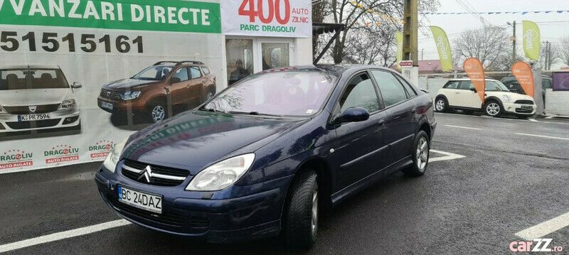 Albastru Utilizat 2003 Citroën C5 Berlinǎ | 1.999 EUR - Imagine 1/4