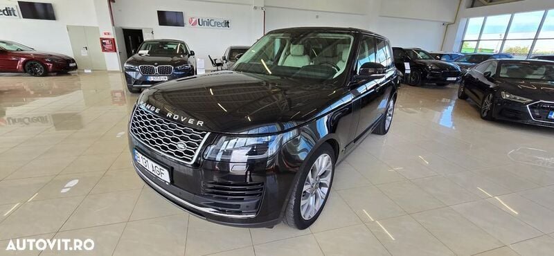 Negru Utilizat 2019 Land Rover Range Rover Vogue SUV | 51.800 EUR - Imagine 1/4
