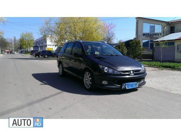 Second-hand Peugeot 206 110 CP (80 kW) 2004 Negru Break