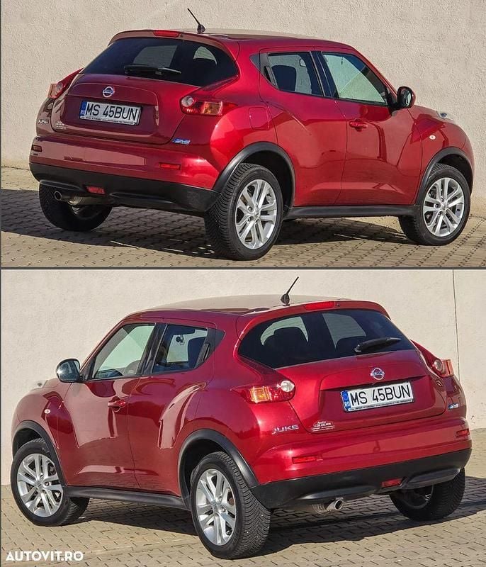 Second-hand Nissan Juke Tekna 110 CP (80 kW) 2011 Culoarerosu SUV