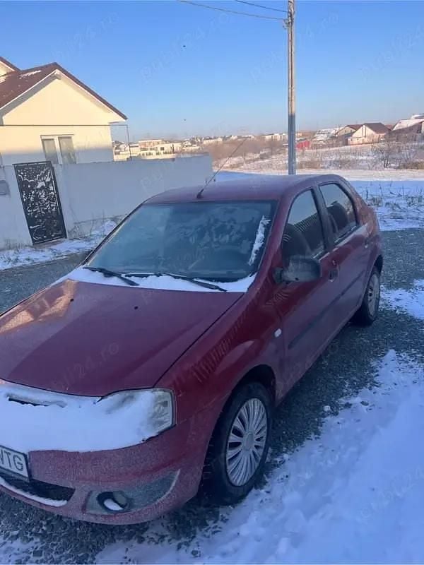 Rosu Second-hand 2009 Dacia Logan Berlinǎ | 1.300 EUR (Preț bun) - Imagine 1/4