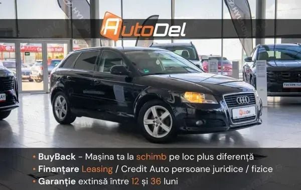 Negru Utilizat 2009 Audi A3 Hatchback | 5.550 EUR (Preț OK) - Imagine 1/4