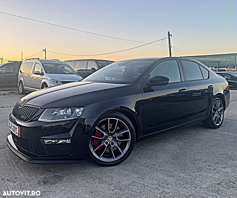 Negru Utilizat 2016 Skoda Octavia RS Berlinǎ | 12.890 EUR (Preț OK) - Imagine 1/4