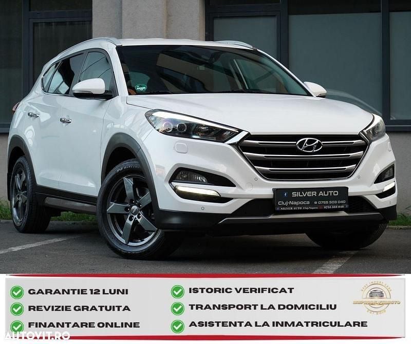 Negru Utilizat 2015 Hyundai Tucson Style SUV | 13.990 EUR (Preț OK) - Imagine 1/4