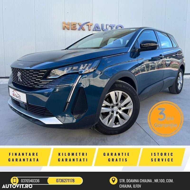 Albastru Utilizat 2021 Peugeot 5008 Business-Line Monovolum | 17.999 EUR - Imagine 1/4