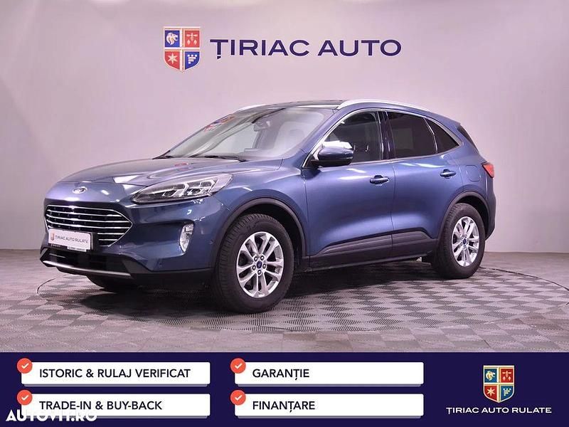 Culoarealbastru Utilizat 2022 Ford Kuga SUV | 22.442 EUR (Preț OK) - Imagine 1/4