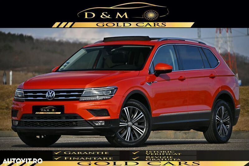 Portocaliu Utilizat 2018 VW Tiguan Allspace Comfortline SUV | 18.990 EUR (Preț OK) - Imagine 1/4