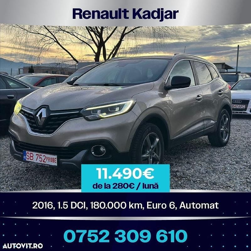 Culoaremaro Utilizat 2015 Renault Kadjar Bose Edition SUV | 11.490 EUR (Preț bun) - Imagine 1/4