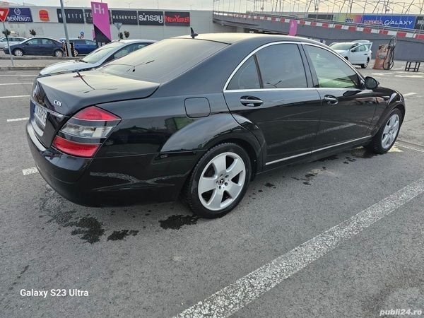 Negru Utilizat 2007 Mercedes S320 Berlinǎ | 7.200 EUR - Imagine 1/4