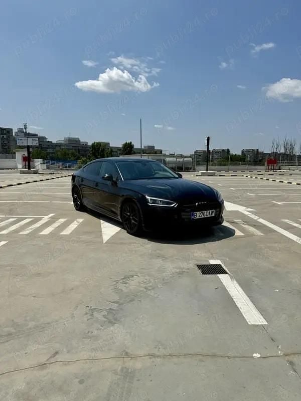 Negru Utilizat 2019 Audi A5 Coupe | 21.500 EUR (Preț bun) - Imagine 1/4