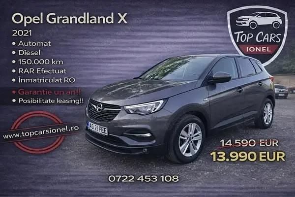 Gri Second-hand 2021 Opel Grandland X SUV | 13.990 EUR (Preț OK) - Imagine 1/4