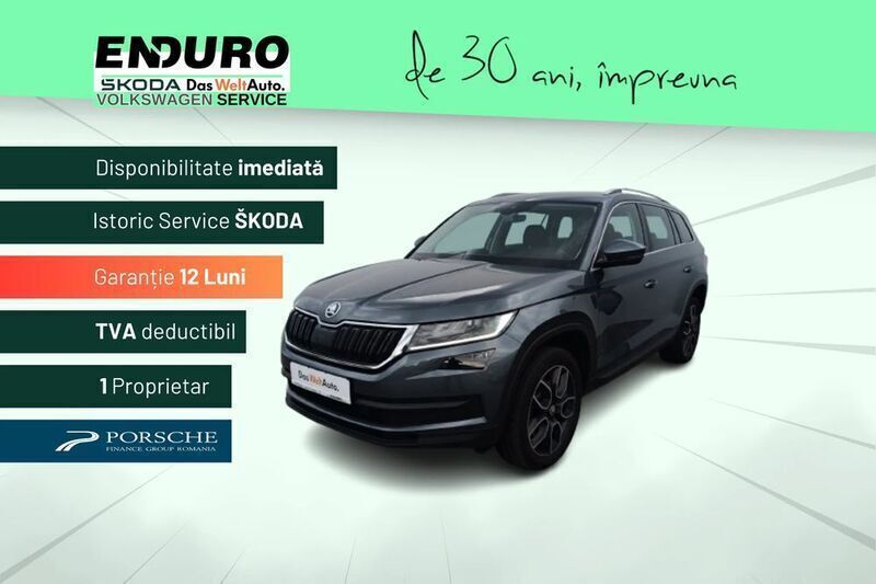 Gri Utilizat 2020 Skoda Kodiaq Style SUV | 29.987 EUR (Scump) - Imagine 1/4