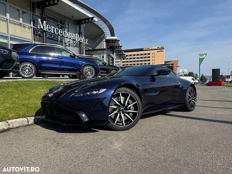 Culoarealbastru Utilizat 2019 Aston Martin V8 Vantage Coupe | 109.990 EUR - Imagine 1/4