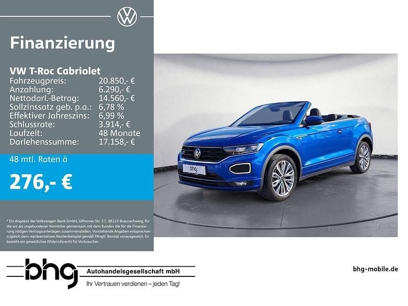 Utilizat 2021 VW T-Roc R-line SUV | 22.864 EUR (Super Preț) - Imagine 1/1