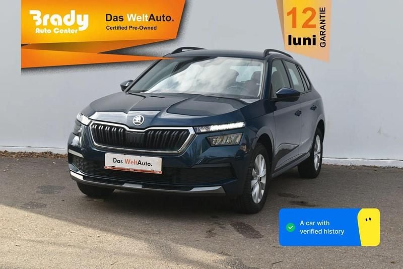 Culoarealbastru Utilizat 2021 Skoda Kamiq Ambition SUV | 16.500 EUR (Preț OK) - Imagine 1/4