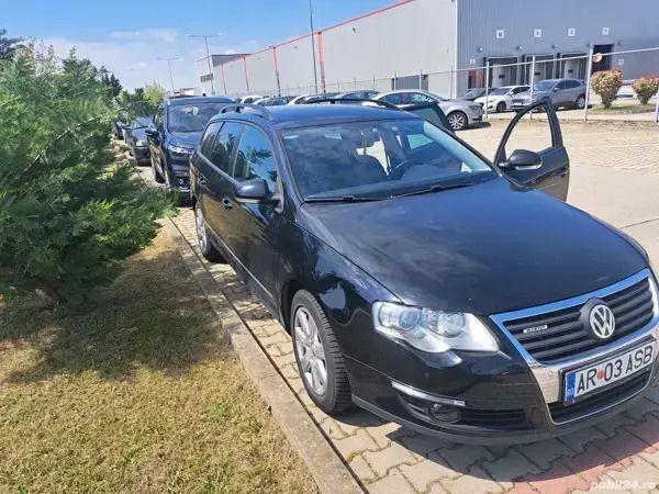 Negru Utilizat 2010 VW Passat R-line Break | 5.300 EUR (Puțin scump) - Imagine 1/4