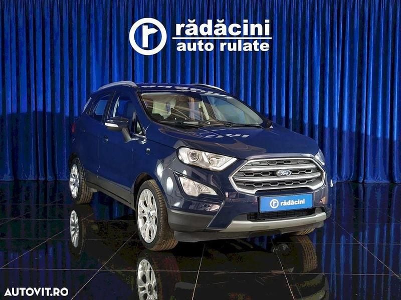 Culoarealbastru Utilizat 2020 Ford Ecosport Titanium SUV | 12.250 EUR (Preț bun) - Imagine 1/3