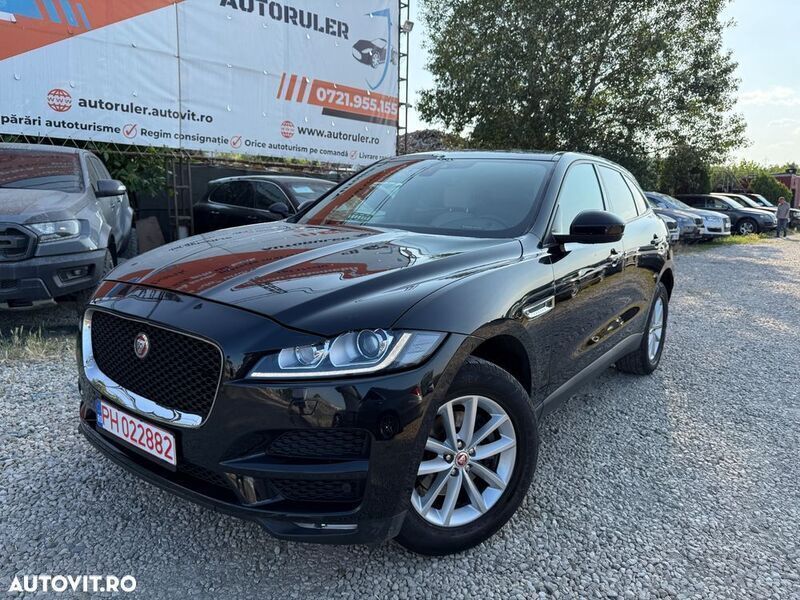 Negru Utilizat 2018 Jaguar F-Pace Prestige SUV | 15.600 EUR - Imagine 1/4