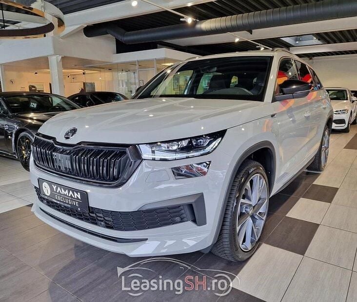 Gri Utilizat 2023 Skoda Kodiaq SportLine SUV | 48.319 EUR - Imagine 1/3