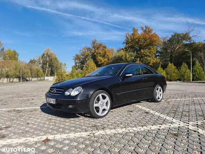 Culoarenegru Utilizat 2006 Mercedes CLK220 Avantgarde Coupe | 4.700 EUR - Imagine 1/4