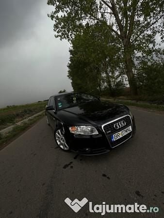 Negru Utilizat 2008 Audi A4 S-Line | 4.500 EUR (Preț bun) - Imagine 1/4