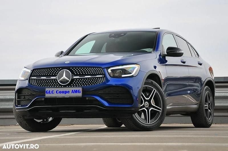 Albastru Utilizat 2021 Mercedes GLC300 AMG line Plus Coupe | 35.790 EUR - Imagine 1/4