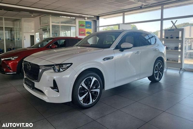 Culoarealb Utilizat 2022 Mazda CX-60 Takumi-Line SUV | 41.990 EUR (Preț OK) - Imagine 1/3