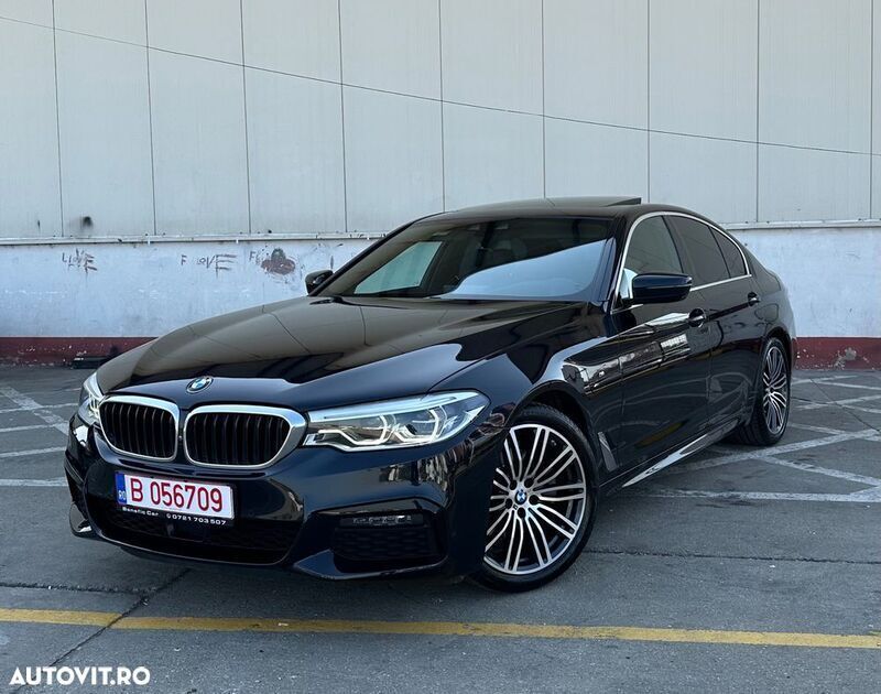 Negru Utilizat 2020 BMW 520 M Sport Berlinǎ | 29.800 EUR (Scump) - Imagine 1/4