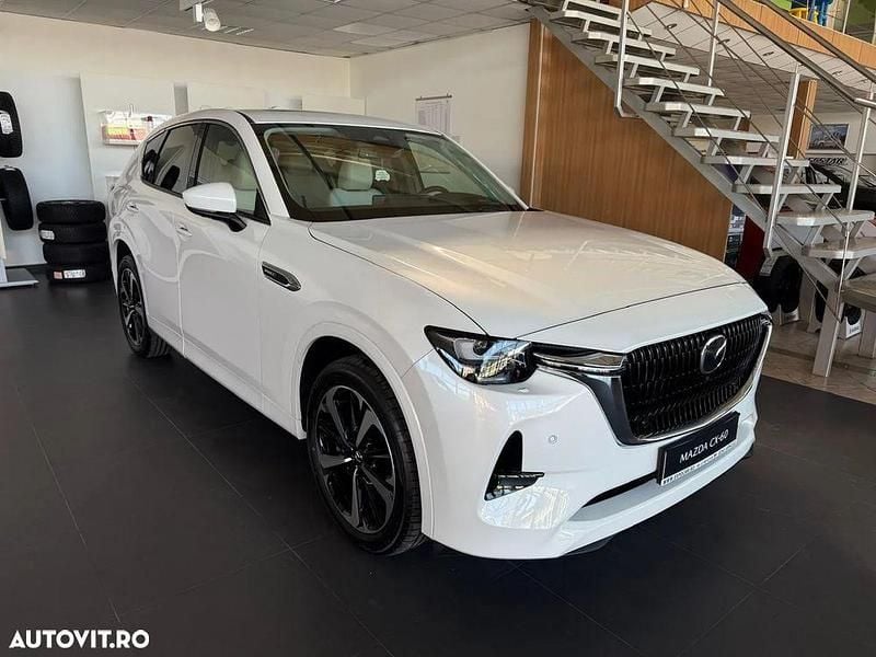 Alb Nouă 2024 Mazda CX-60 Takumi-Line SUV | 55.600 EUR (Scump) - Imagine 1/4