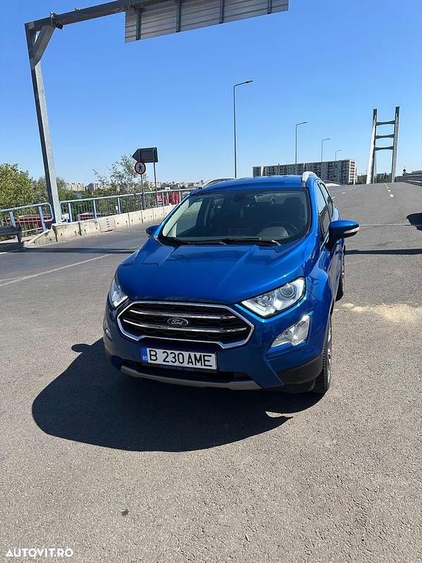 Culoarealbastru Utilizat 2018 Ford Ecosport Active SUV | 8.500 EUR (Preț OK) - Imagine 1/4