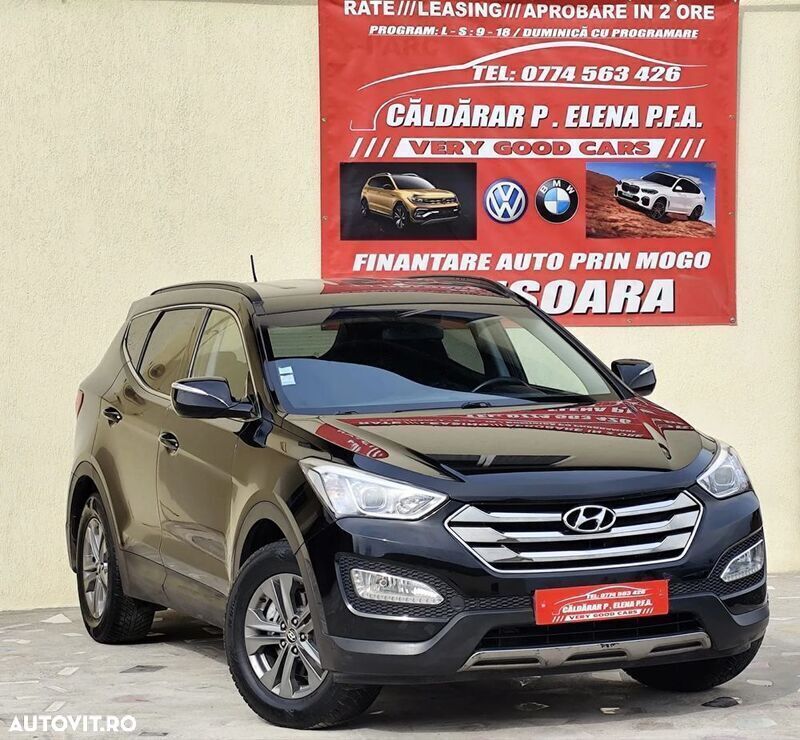 Negru Utilizat 2013 Hyundai Santa Fe SUV | 11.999 EUR (Preț OK) - Imagine 1/4