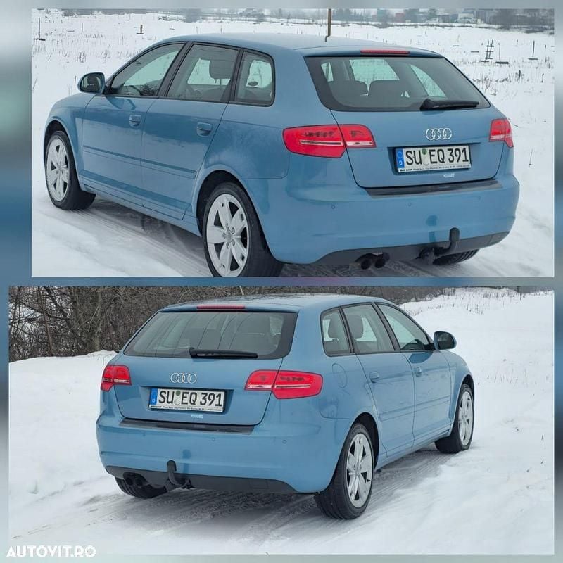 Second-hand Audi A3 Attraction 125 CP (91 kW) 2010 Culoarealbastru Hatchback