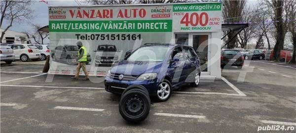 Albastru Utilizat 2006 VW Golf Plus Monovolum | 3.299 EUR - Imagine 1/4