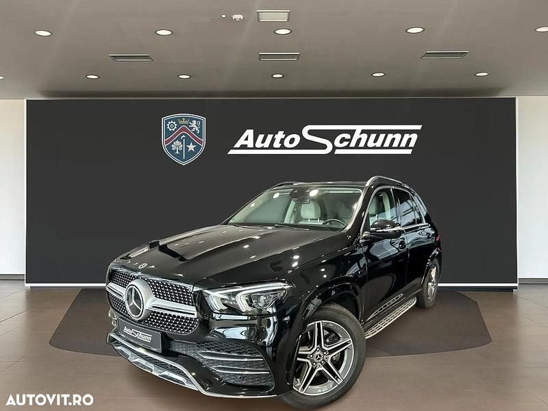 Negru Utilizat 2021 Mercedes GLE350 AMG line SUV | 60.488 EUR (Preț OK) - Imagine 1/4