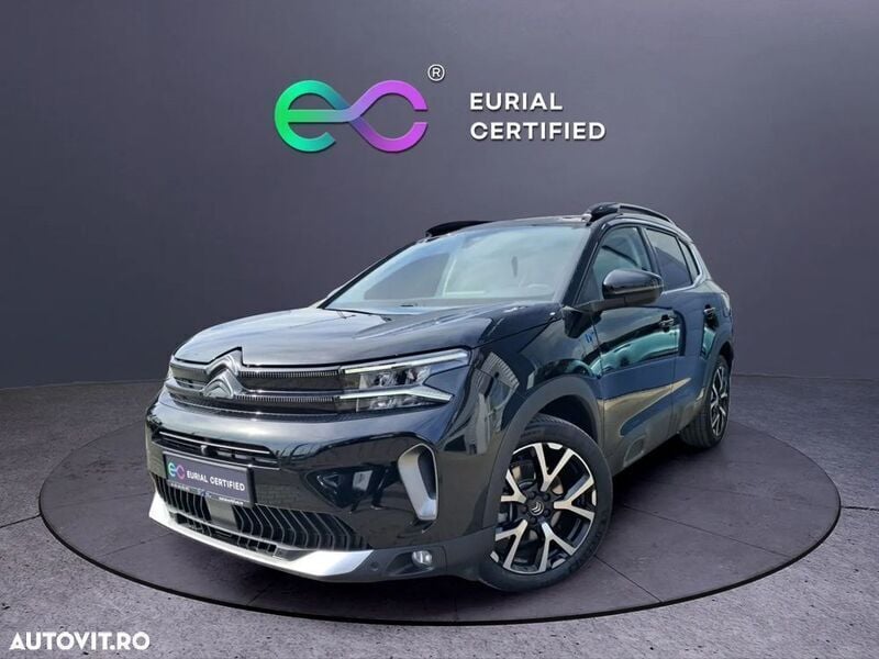 Negru Utilizat 2022 Citroën C5 Aircross Shine SUV | 29.155 EUR - Imagine 1/4